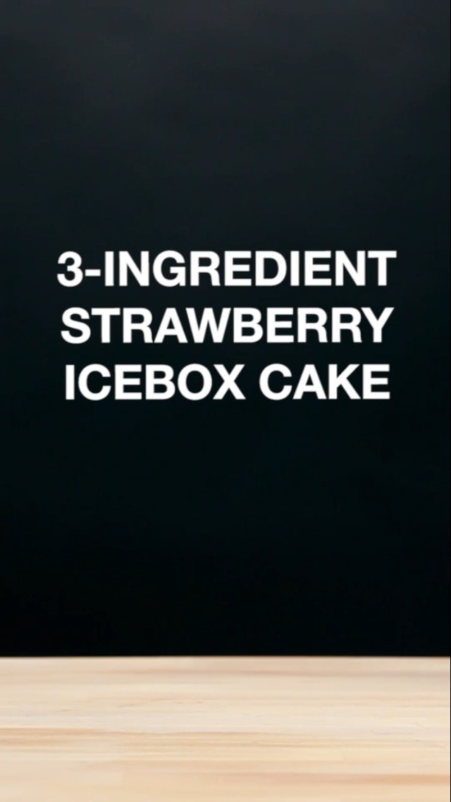 Strawberry Icebox Cake