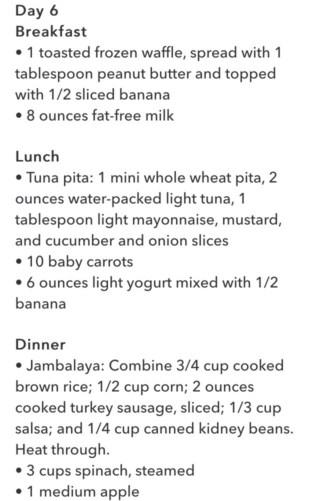 7 Day 1200 Calorie Meal Plan!!