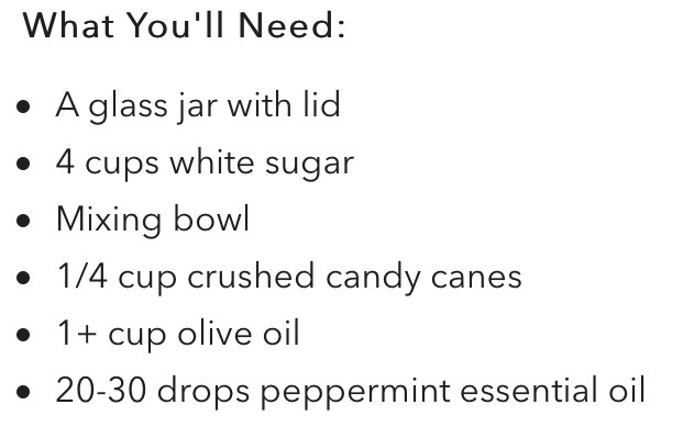 DIY Candy Cane Sugar Scrub! 