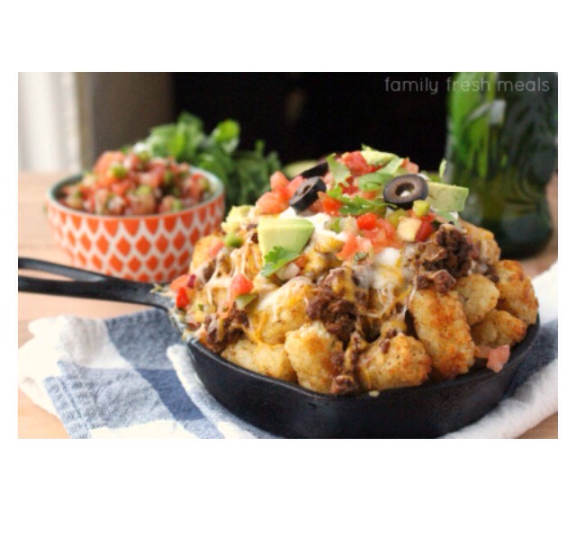 Tater Tot Nachos 🍴🍴