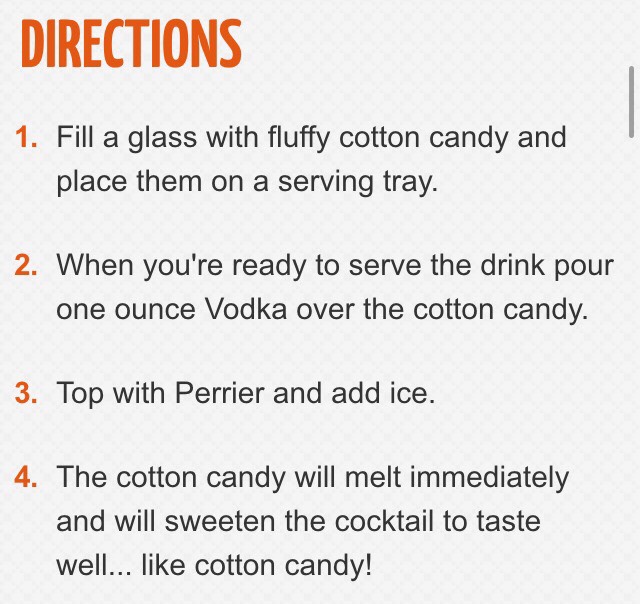 Cotton Candy Cocktail 💖