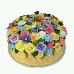 Flower Basket Cake
