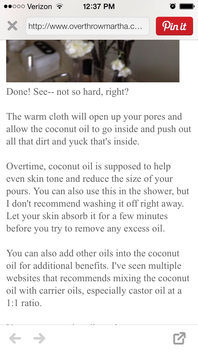 Coconut Oil Benefits And Face Washing Tip 