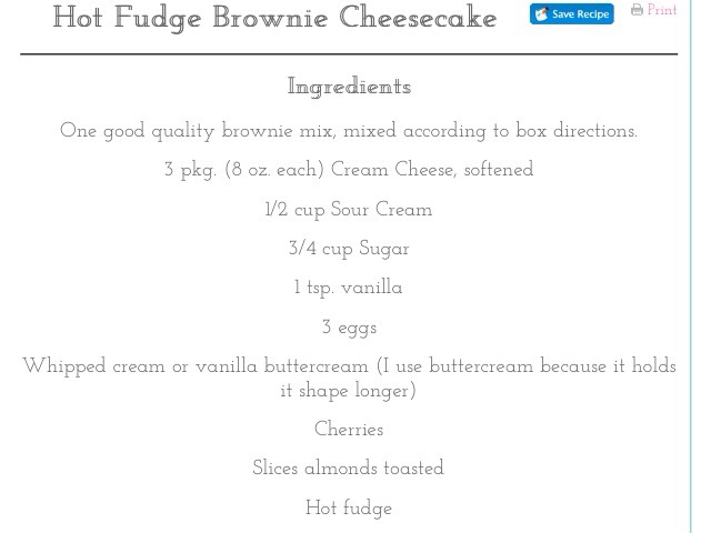Hot Fudge Brownie Cheesecake! Delicious! 😍