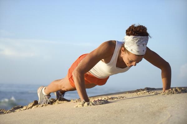 Exercise #3: Pushups 
Three sets of 10 rep 