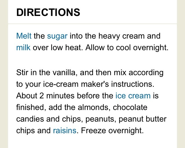 Sweet Trail Mix Ice Cream