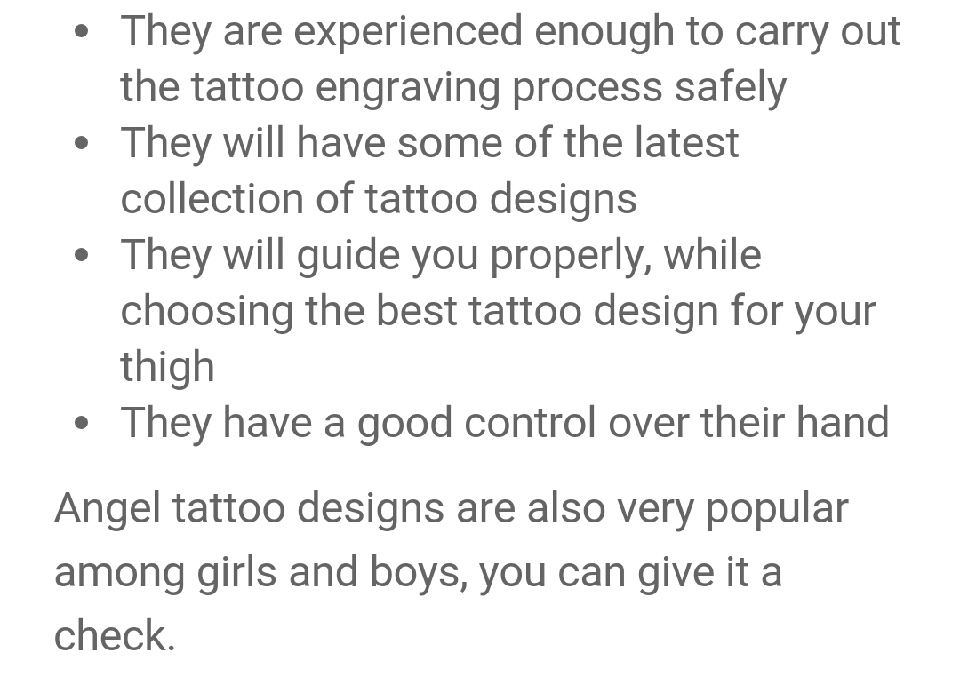 Beautiful Thigh Tattoos!!!!