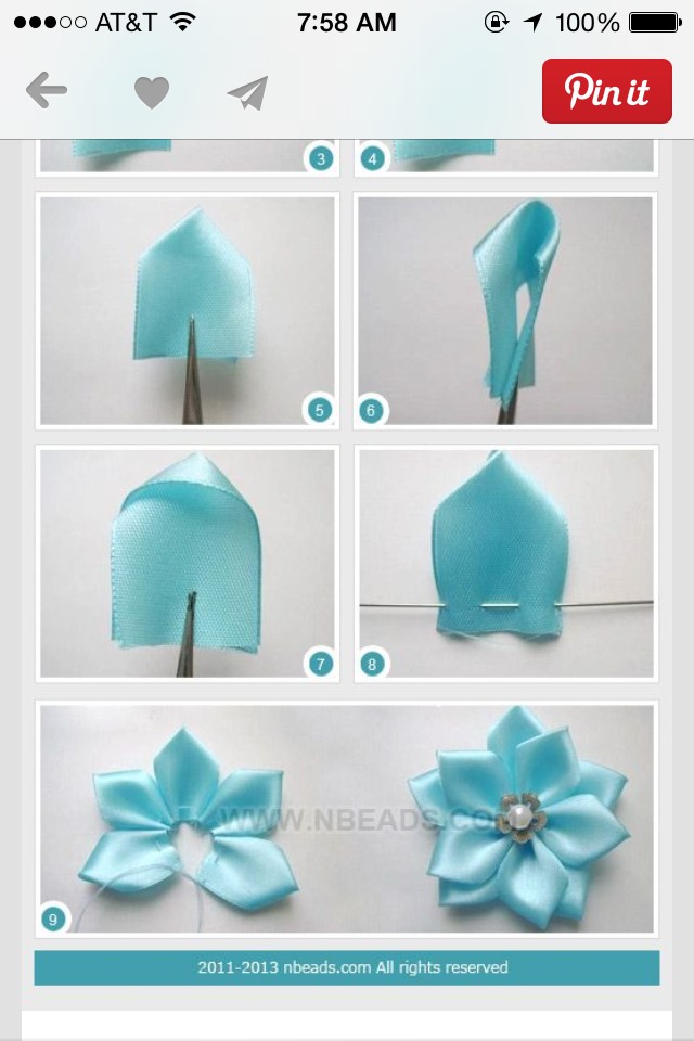 DIY Ribbon Flowers