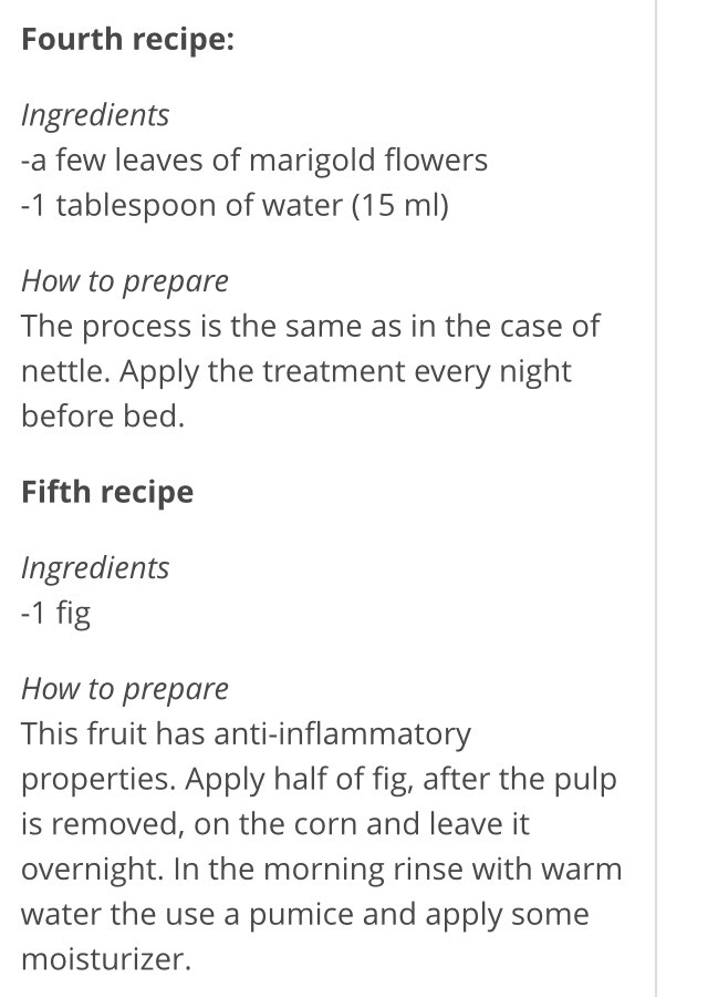 "GET RID OF FEET CORNS WITH THESE HOMEMADE RECIPES"