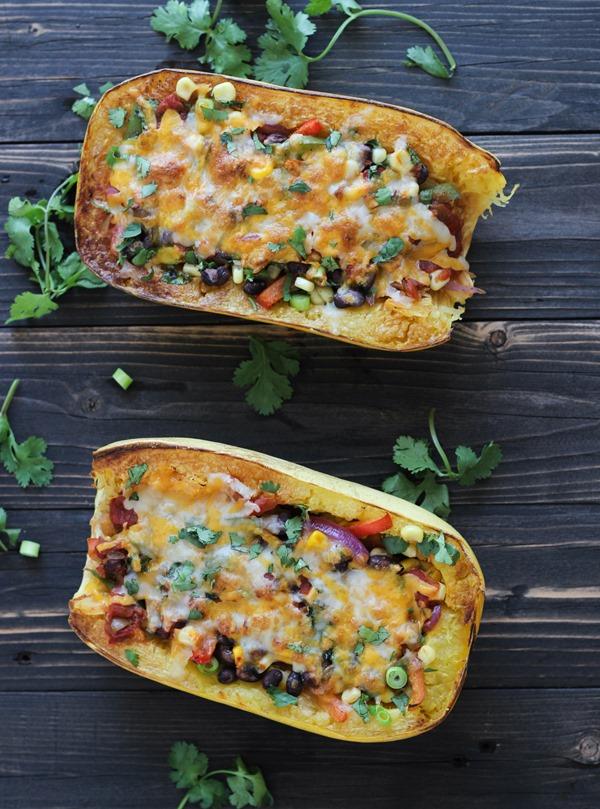 Spaghetti Squash Burrito Bowls