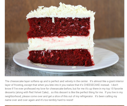 Red Velvet Cheesecake Cake!!!