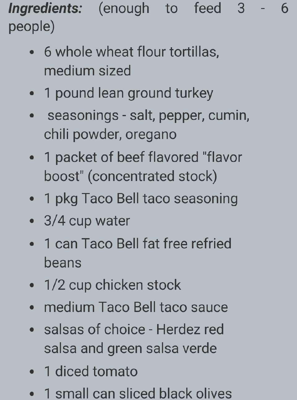 Skinny Mexican Pizza!