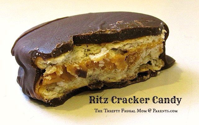 Grab any peanut butter and cracker sandwiches or easily make you're own by spreading peanut butter between two ritz crackers. Dip in melted chocolate place on wax paper sprinkle with salt and let hardened. This one is delicious😻