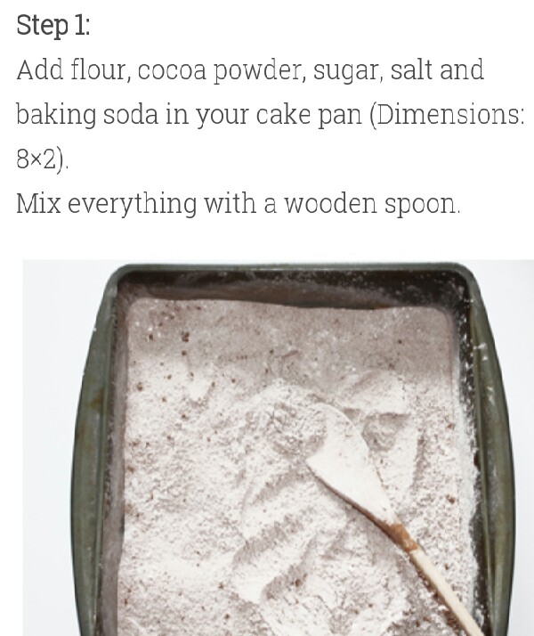crazy wacky depression cake treat 4 my diet frends:no sugar,milk,butter