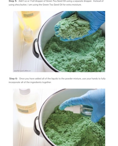 Green Tea Bath Bombs DIY ⚡️⚡️⚡️