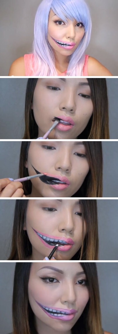 Creepy Halloween Lip Makeup Ideas