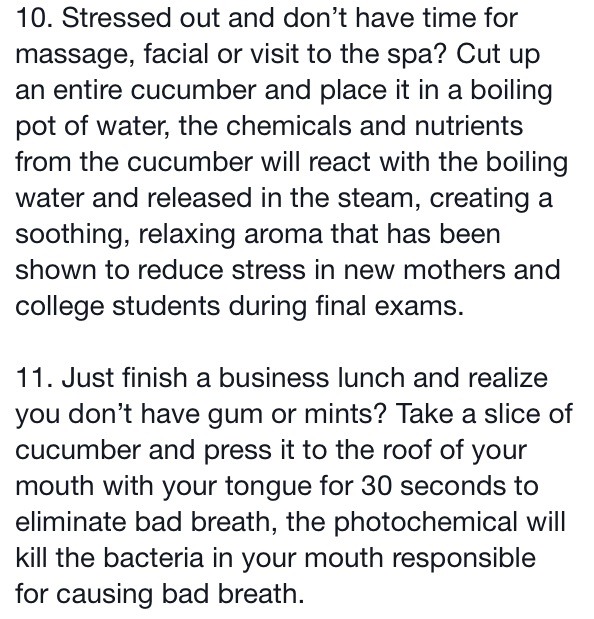 💚Cucumber Tips & Tricks! Interesting Read!💚