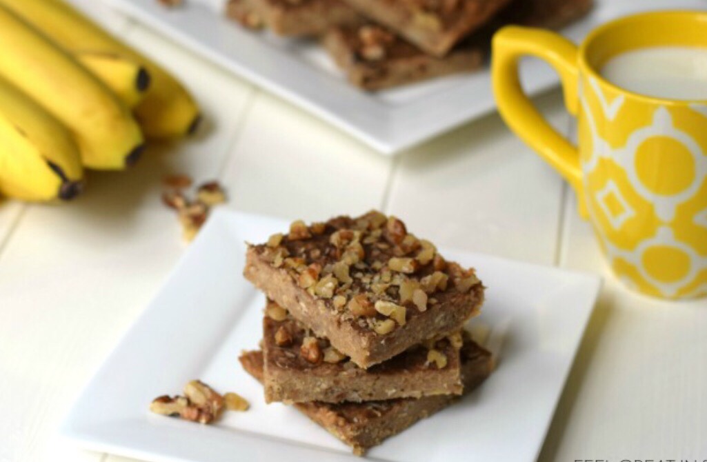 3β£ Ingredients Peanut Butter Banana Bars. π