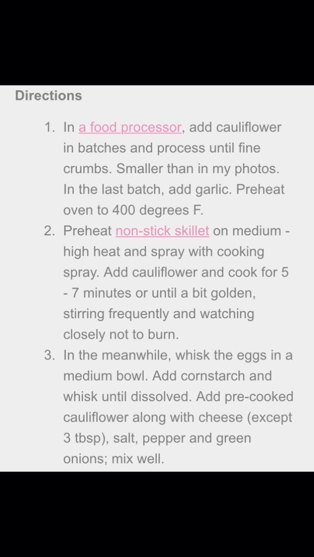 Healthy Cheesy Cauliflower Biscuits 