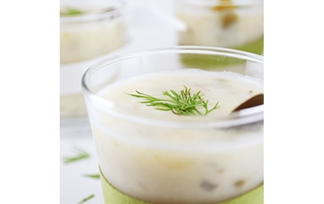 Pickle Soup
Combine pickle brine, heavy cream, and diced pickles. Serve with a pickle slice for garnish. Surprisingly delicious!