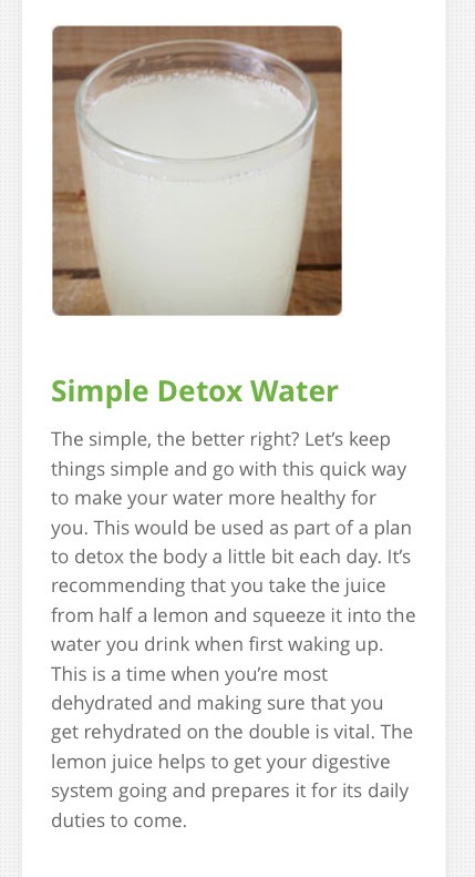 💟32 Detox Drinks And 8 Detox Waters💟