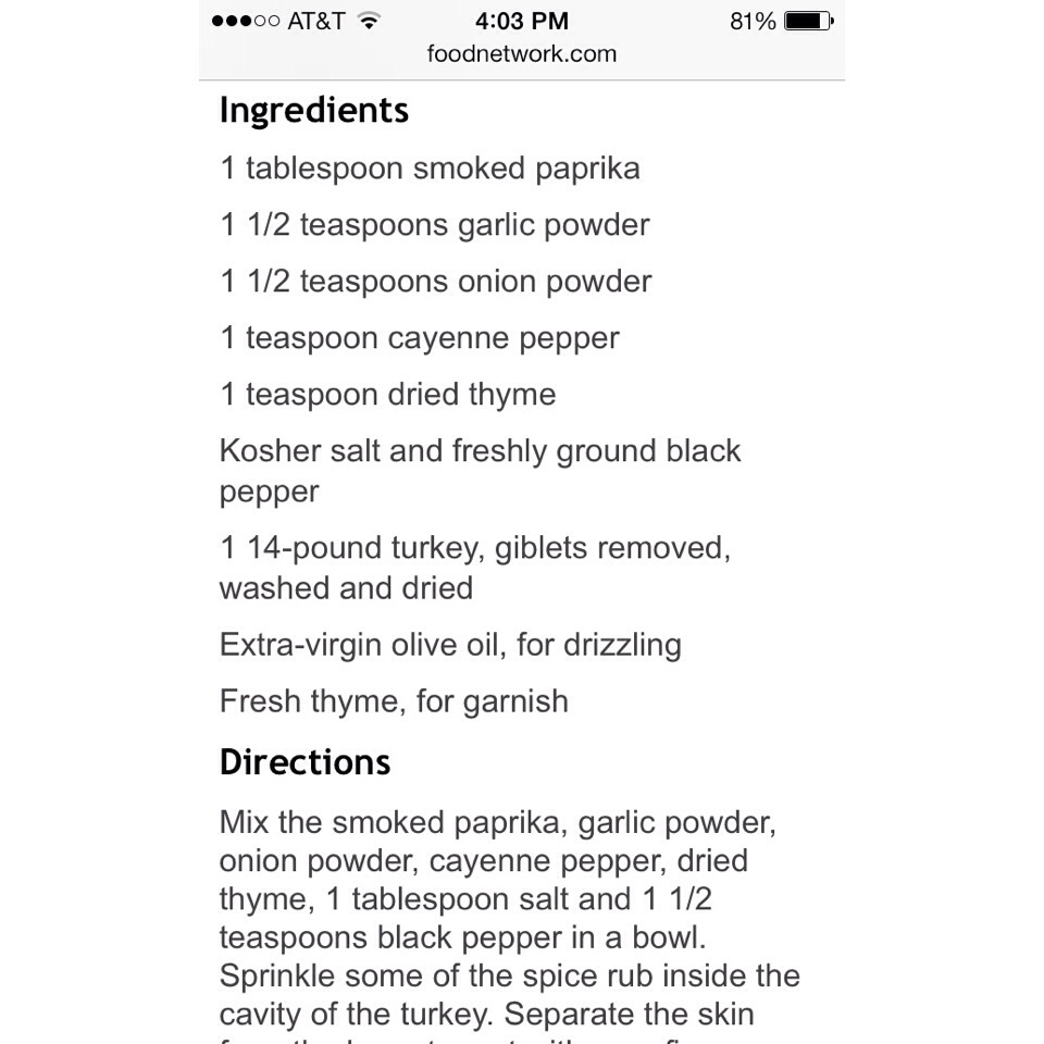 The Perfect Turkey Recipe For Thanksgiving! 