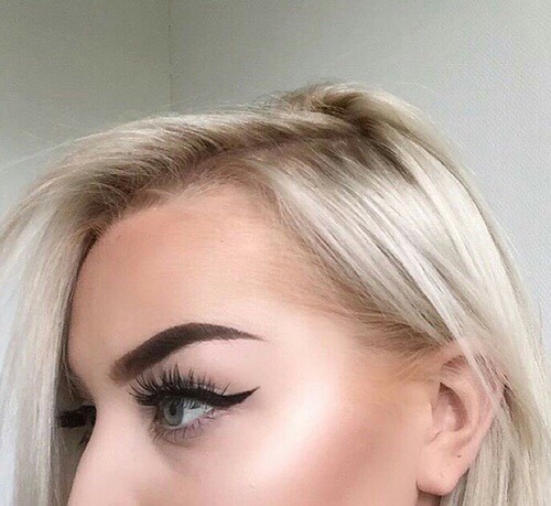 Set your foundation by applying finishing powder followed by your bronzer or highlighter.
