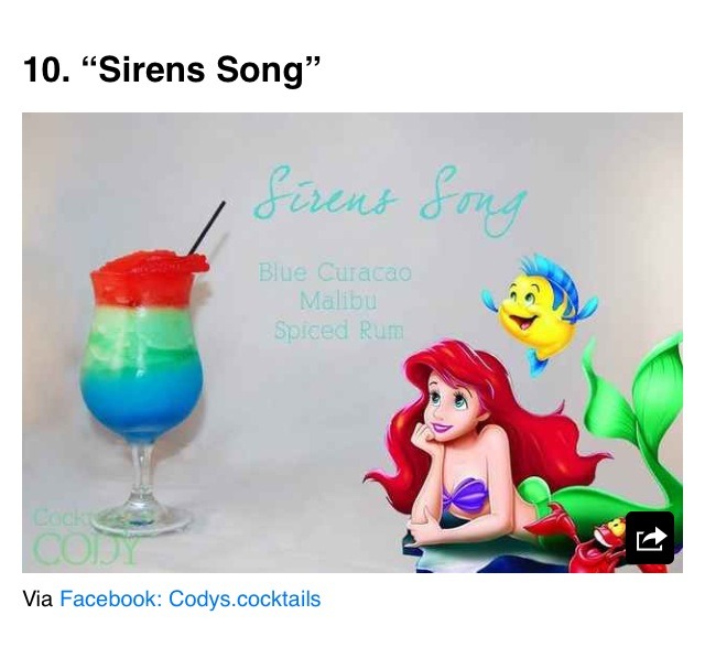 Disney Inspired Cocktails