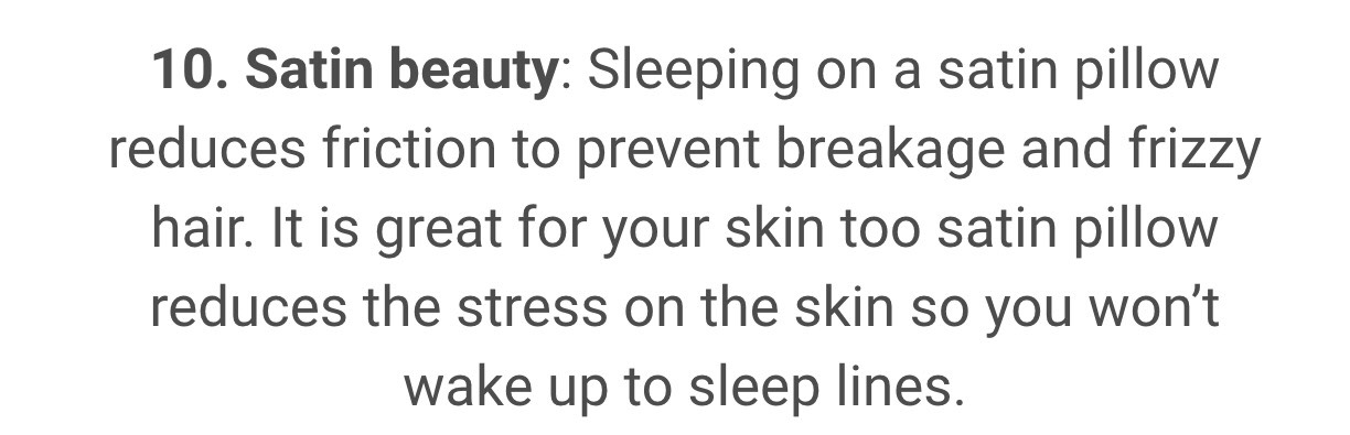 Overnight Beauty Tips😴