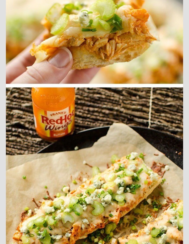 Chessy Buffalo Chicken French Bread!!