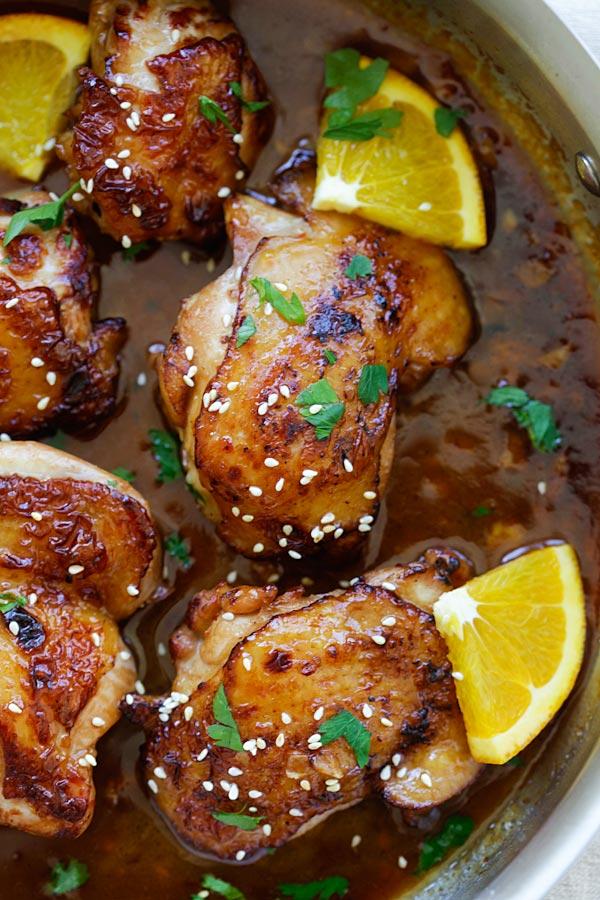 Honey Orange Chicken 