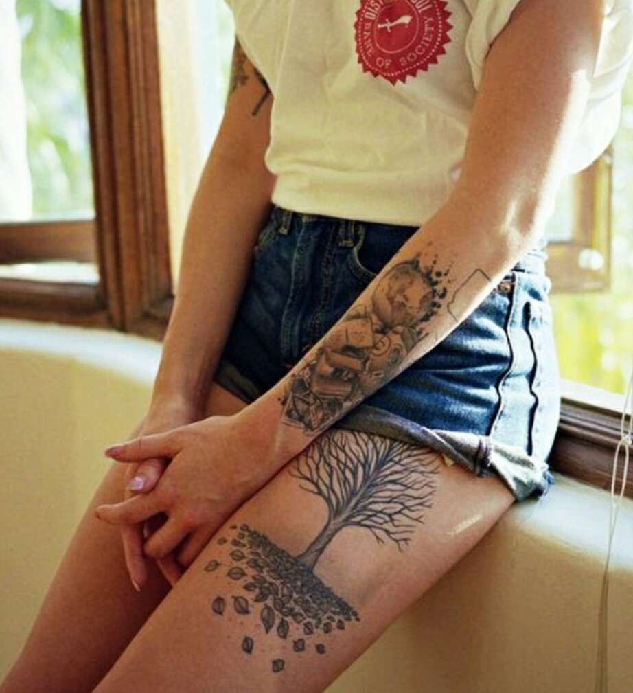 Beautiful Thigh Tattoos!!!!