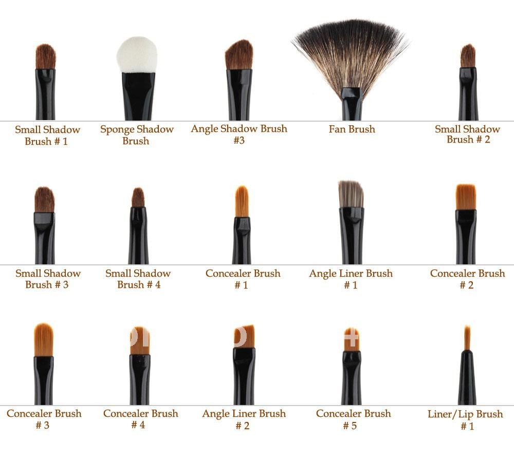 a guide to makeup brushes.