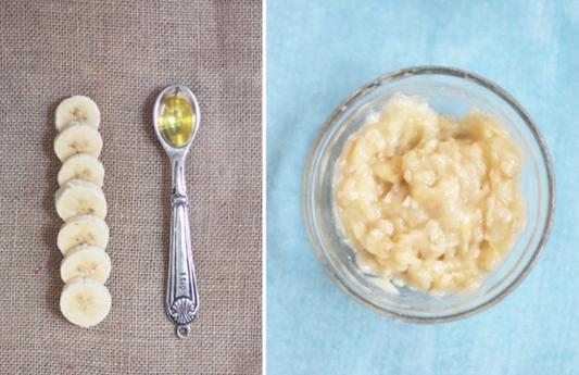Banana and Almond Oil Hair Mask