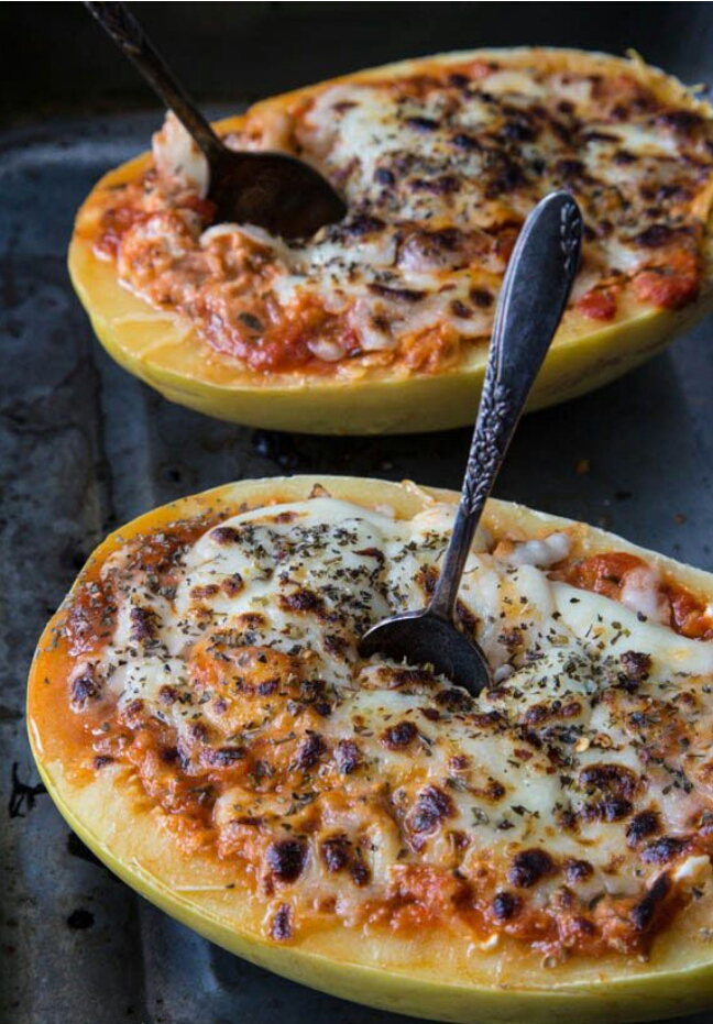 SPAGHETTI SQUASH LASAGNA BOWL