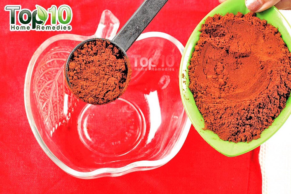Steps:

1. Put 1 tablespoon of unsweetened cocoa powder in a bowl.

