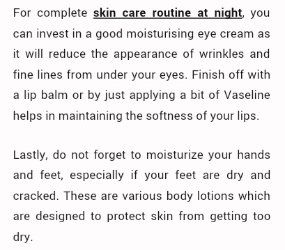 💛Night Time Skin Care Routine🌜
