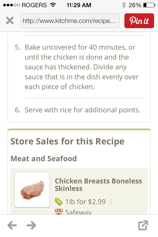 Super Easy Weight Watchers Sticky Teriyaki Chicken