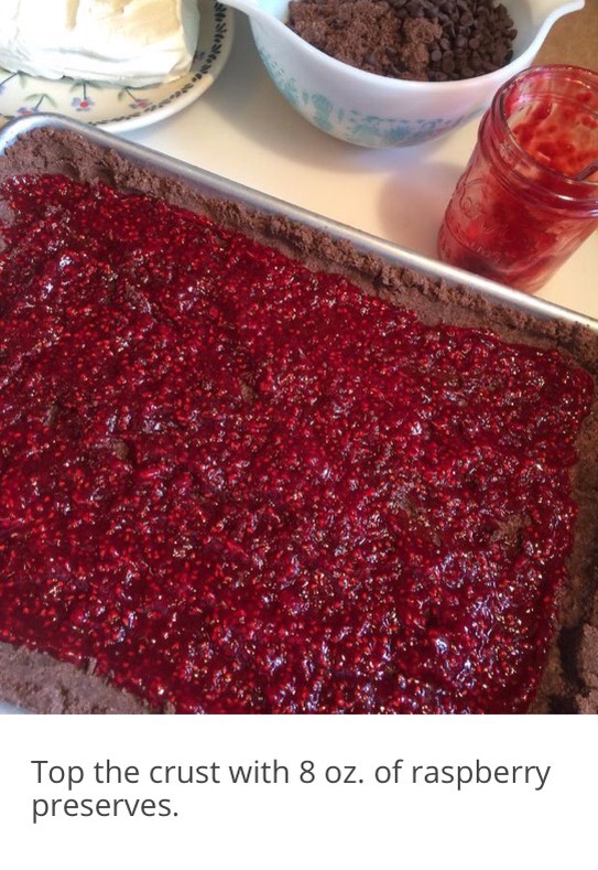 Midnight Chocolate Raspberry Cream Cheese Bars