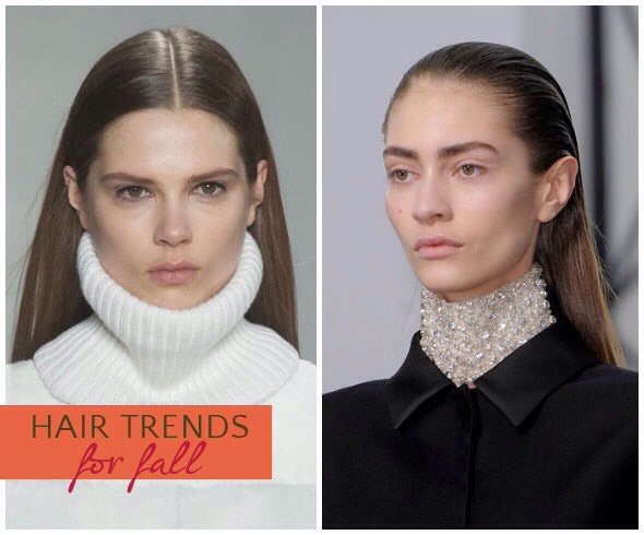 2. SUPER STRAIGHT
Remember the super straight hair trend that was so popular ten years ago that it sent straightening irons flying off the shelves? It’s back. Wear your hair parted in the middle or try something more dramatic by parting your hair farther over that usual.