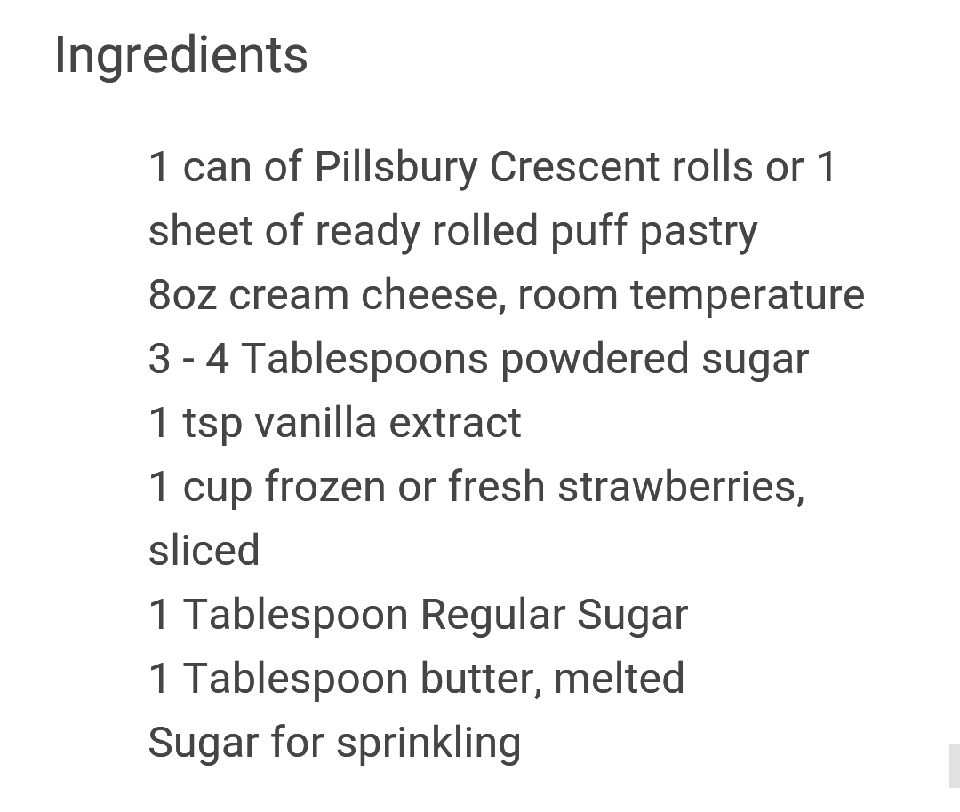 Strawberry Crescent Roll Cheesecake Bars!!