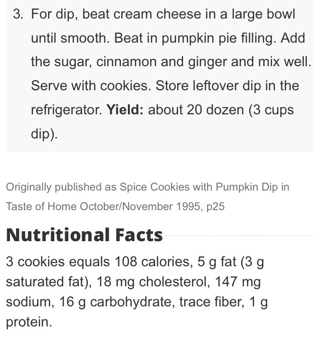 Spice Cookies With Pumpkin Dip