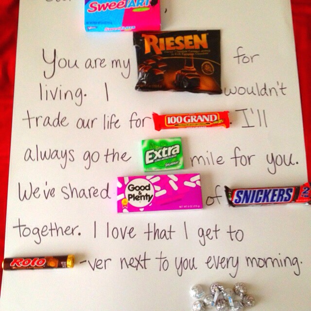 Punny And Sweet Candy Love Notes Ideas 😘💕