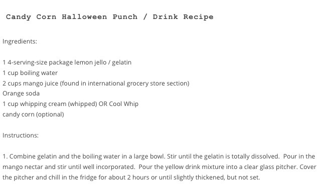 👻🎃 Candy Corn Punch 🎃👻