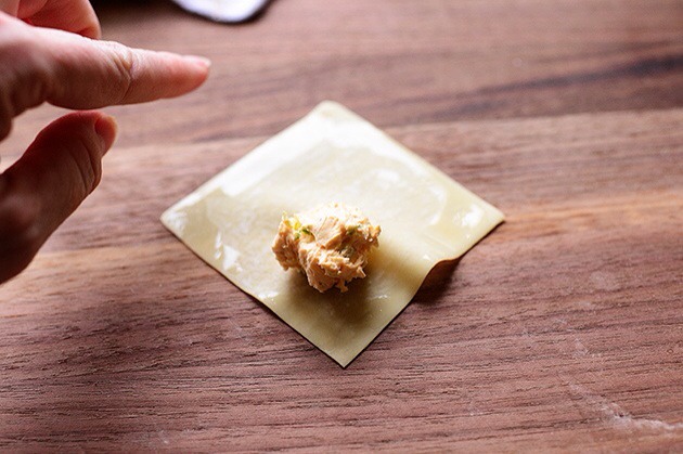 Cream Cheese Stuffed Wontons