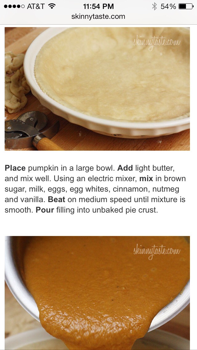 Skinny Pumpkin Pie