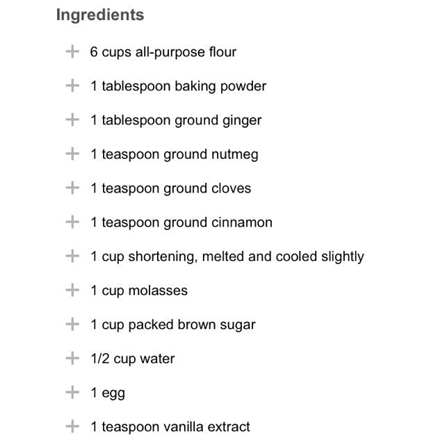 Gingerbread Cookies