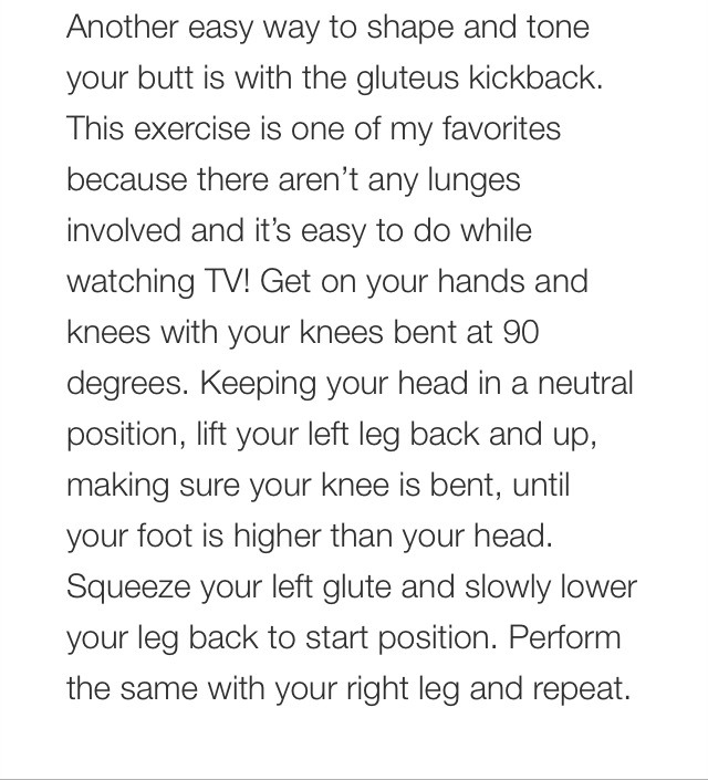 💥✨ 7 Moves To Tone And Tighten Your Butt!! ✨💥