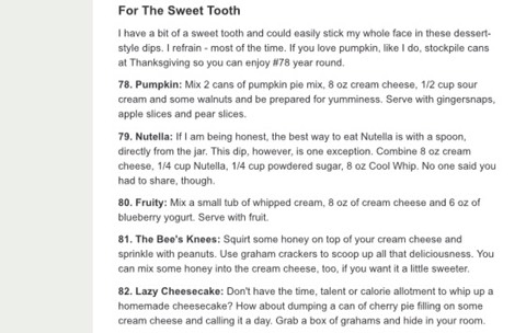 ⭐️ 101 Cream Cheese Dip Recipes ⭐️