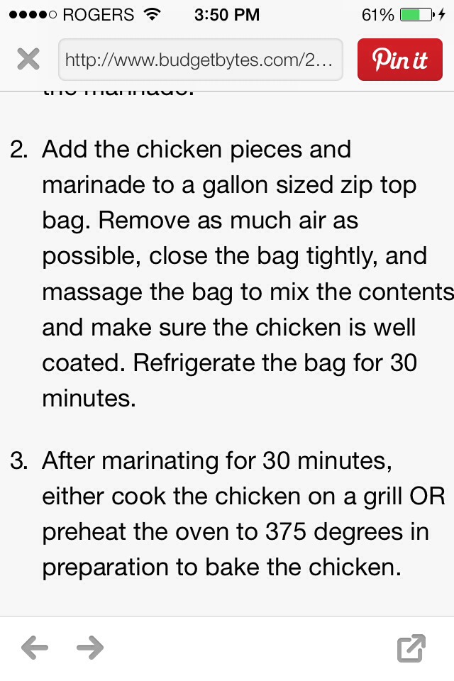 Greek Marinated Chicken!